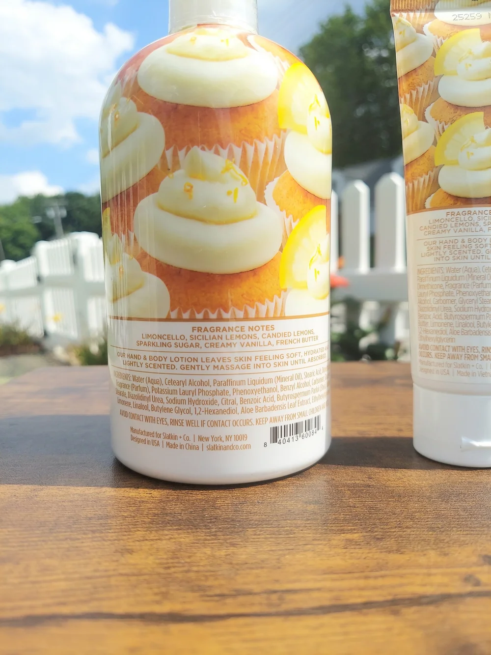 Homeworx Limoncello Cupcake Hand Soap & Body Lotion Bundle NWT Office Travel